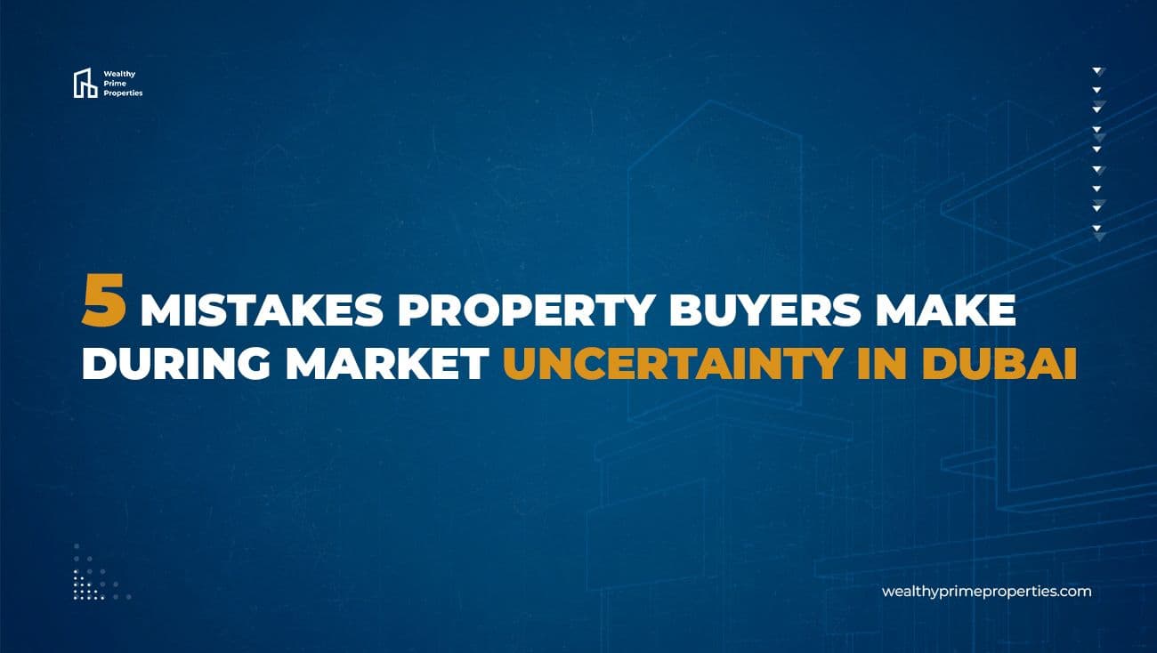 5 Mistakes Property Buyers Make During Market Uncertainty in Dubai
