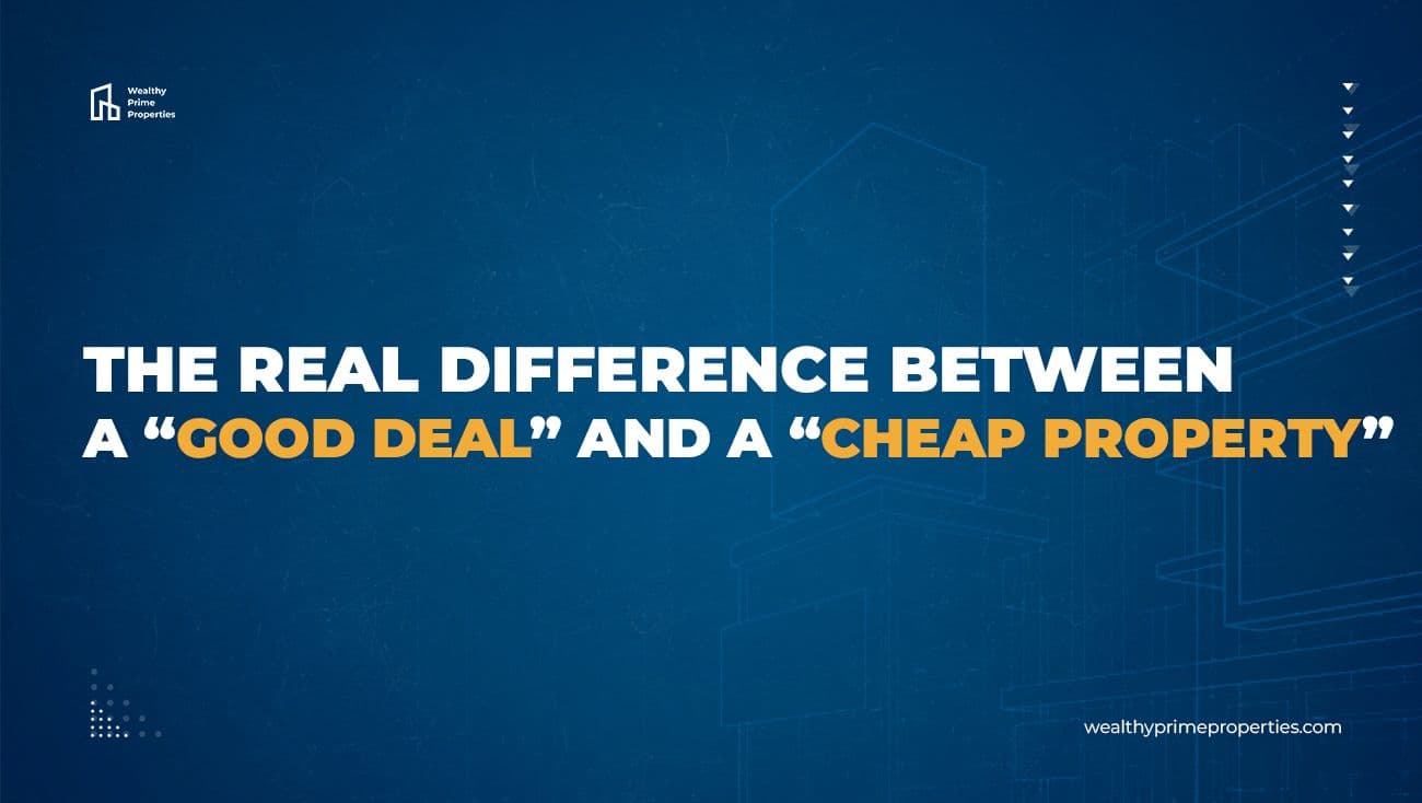 The Real Difference Between a “Good Deal” and a “Cheap Property”